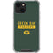 NFL Green Bay Packers Green Performance Series iPhone 14 Plus Clear Case