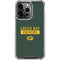 NFL Green Bay Packers Green Performance Series iPhone 15 Pro Clear Case