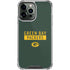 NFL Green Bay Packers Green Performance Series iPhone 14 Pro Max Clear Case