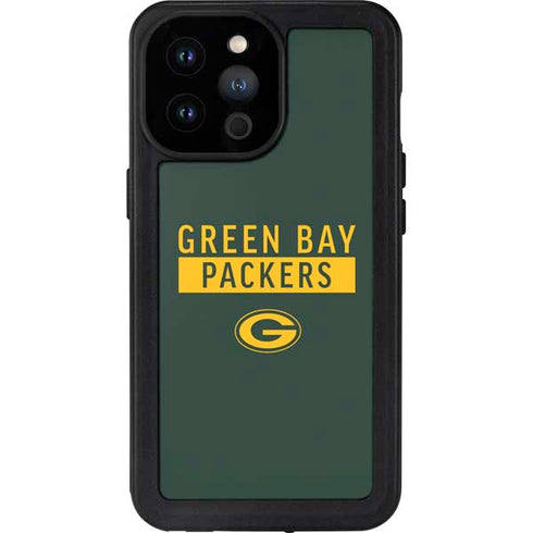 NFL Green Bay Packers Green Performance Series iPhone 14 Pro Max Waterproof Case