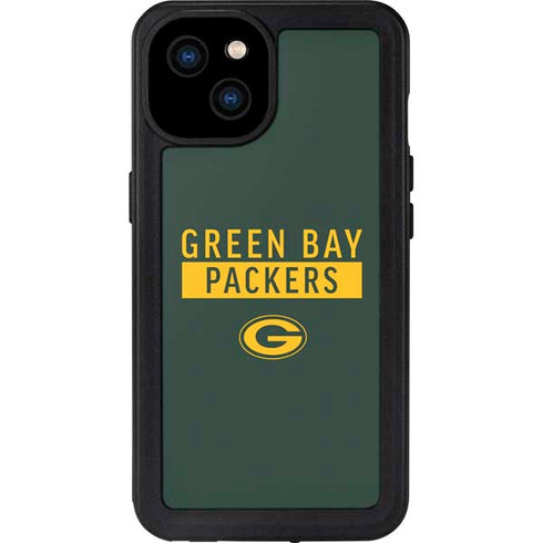 NFL Green Bay Packers Green Performance Series iPhone 15 Plus Waterproof Case