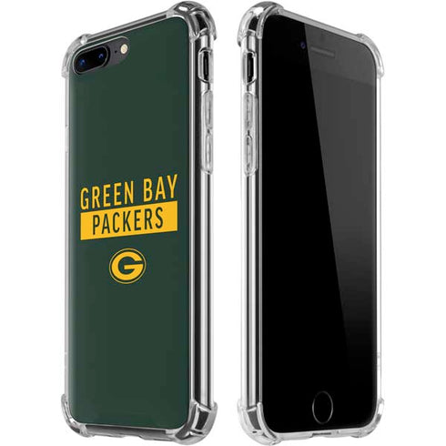 NFL Green Bay Packers Green Performance Series iPhone 7/8 Plus Clear Case