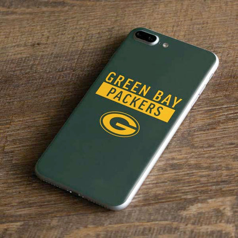 NFL Green Bay Packers Green Performance Series iPhone 8 Plus Skin