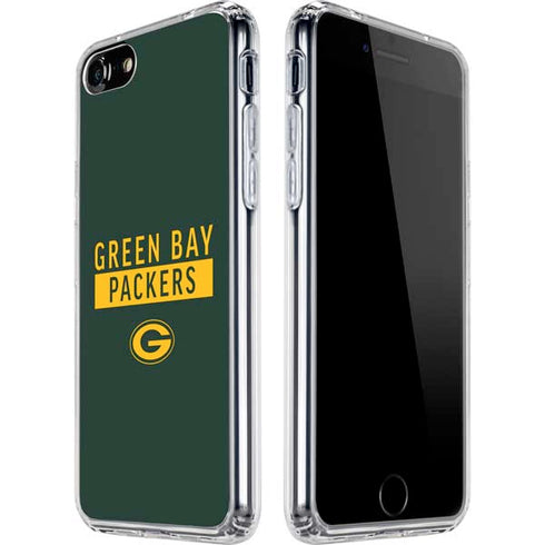 NFL Green Bay Packers Green Performance Series iPhone SE (2nd & 3rd Gen) Clear Case