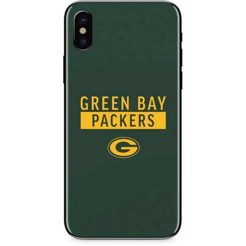 NFL Green Bay Packers Green Performance Series iPhone X Skin