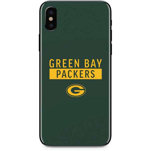 NFL Green Bay Packers Green Performance Series iPhone XS Max Skin