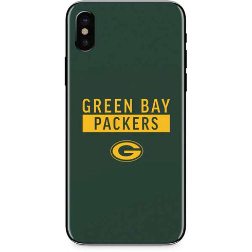 NFL Green Bay Packers Green Performance Series iPhone XS Skin