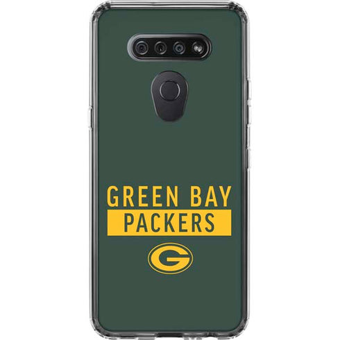 NFL Green Bay Packers Green Performance Series LG K51/Q51 Clear Case