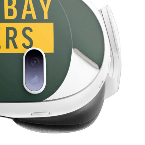 NFL Green Bay Packers Green Performance Series Meta Quest 3 Skin