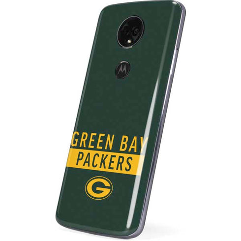 NFL Green Bay Packers Green Performance Series Moto E5 Plus Skin