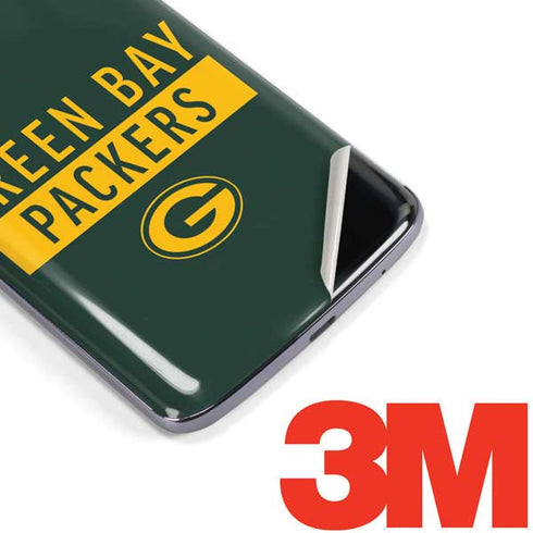 NFL Green Bay Packers Green Performance Series Moto E5 Plus Skin