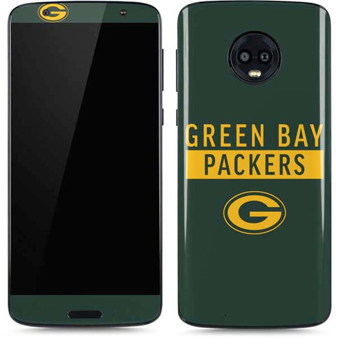 NFL Green Bay Packers Green Performance Series Moto G6 Skin