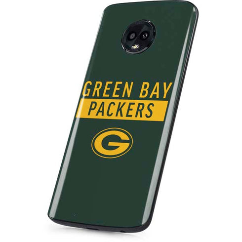 NFL Green Bay Packers Green Performance Series Moto G6 Skin