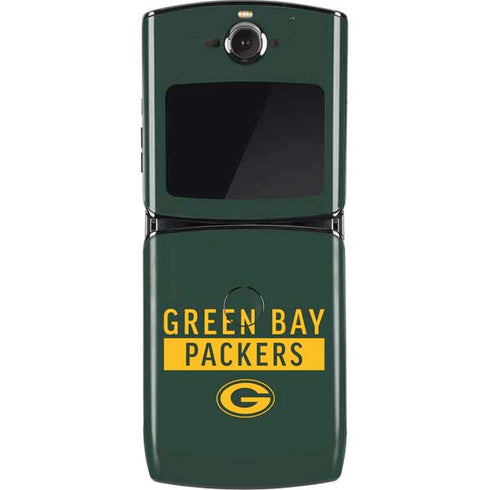 NFL Green Bay Packers Green Performance Series Motorola RAZR Skin