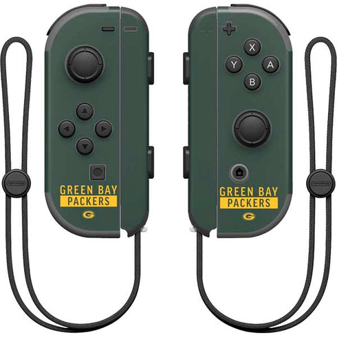 NFL Green Bay Packers Green Performance Series Nintendo Joy-Con (L/R) Controller Skin