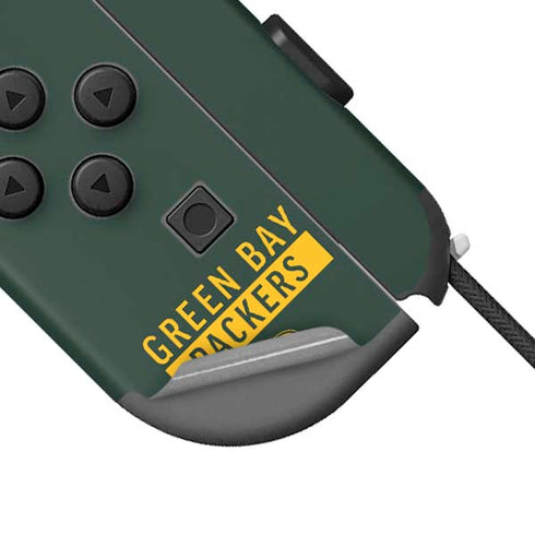 NFL Green Bay Packers Green Performance Series Nintendo Joy-Con (L/R) Controller Skin