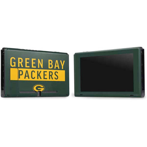 NFL Green Bay Packers Green Performance Series Nintendo Switch Bundle Skin