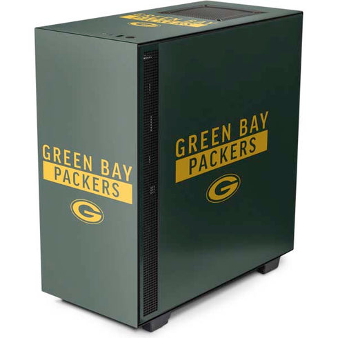 NFL Green Bay Packers Green Performance Series NZXT H510 Compact ATX Mid-Tower Case Skin