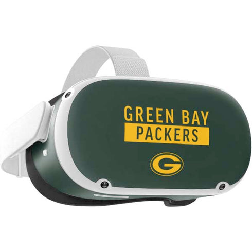 NFL Green Bay Packers Green Performance Series Oculus Quest 2 Skin