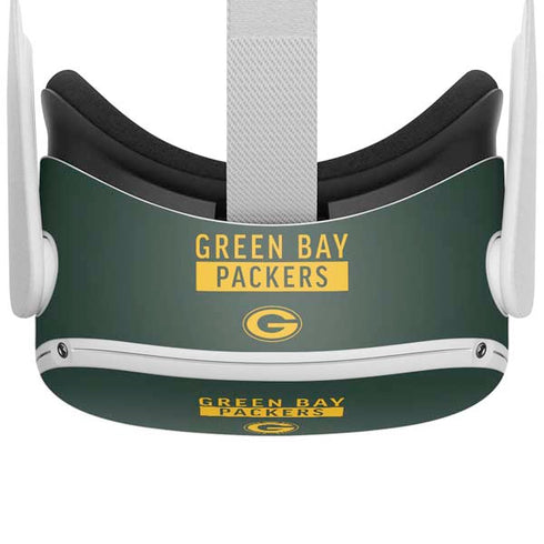 NFL Green Bay Packers Green Performance Series Oculus Quest 2 Skin