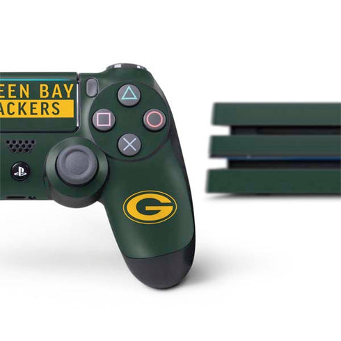 NFL Green Bay Packers Green Performance Series PS4 Pro Bundle Skin
