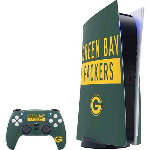 NFL Green Bay Packers Green Performance Series PS5 Bundle Skin