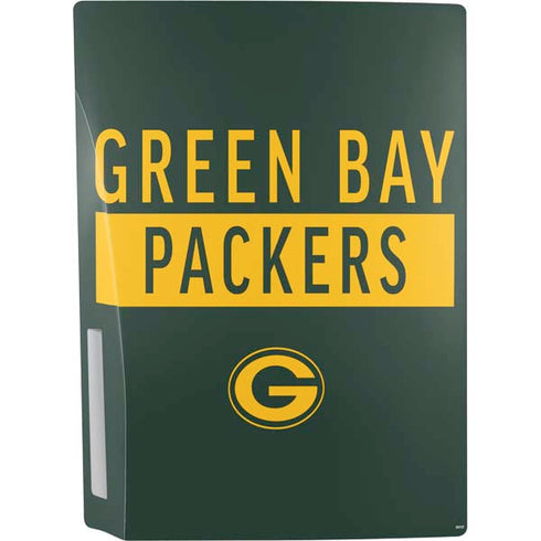 NFL Green Bay Packers Green Performance Series PS5 Console Skin