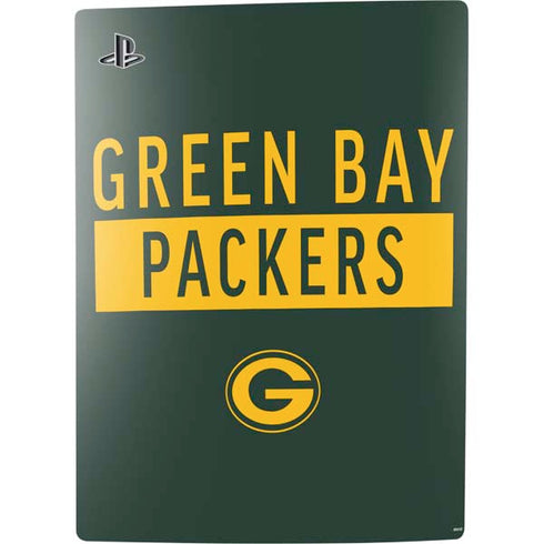 NFL Green Bay Packers Green Performance Series PS5 Digital Edition Console Skin