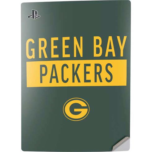 NFL Green Bay Packers Green Performance Series PS5 Digital Edition Console Skin