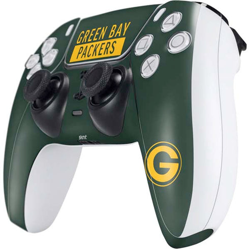 NFL Green Bay Packers Green Performance Series PS5 Controller Skin