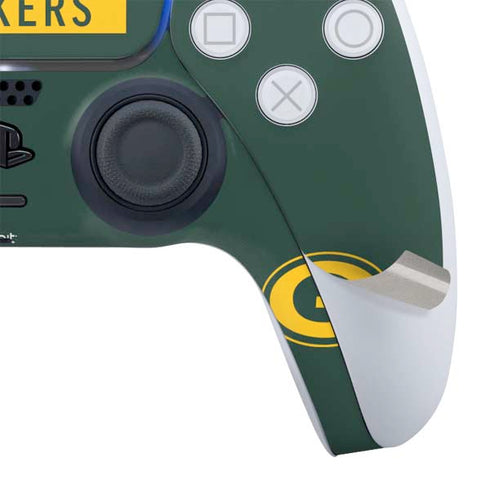 NFL Green Bay Packers Green Performance Series PS5 Controller Skin