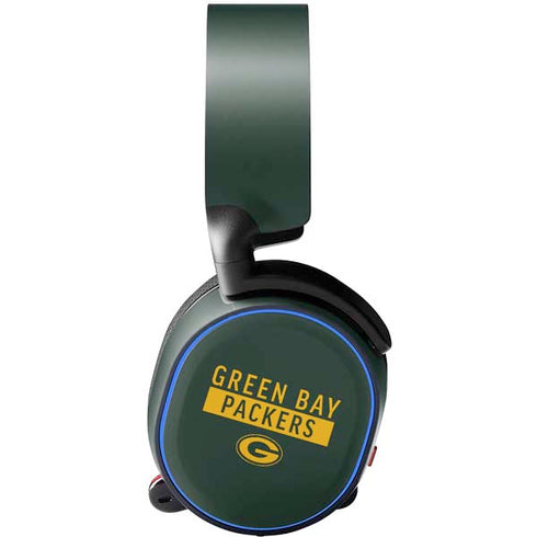 NFL Green Bay Packers Green Performance Series SteelSeries Arctis 3 Skin