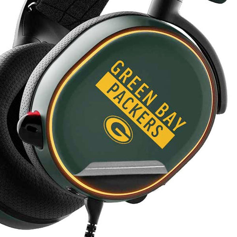 NFL Green Bay Packers Green Performance Series SteelSeries Arctis 3 Skin