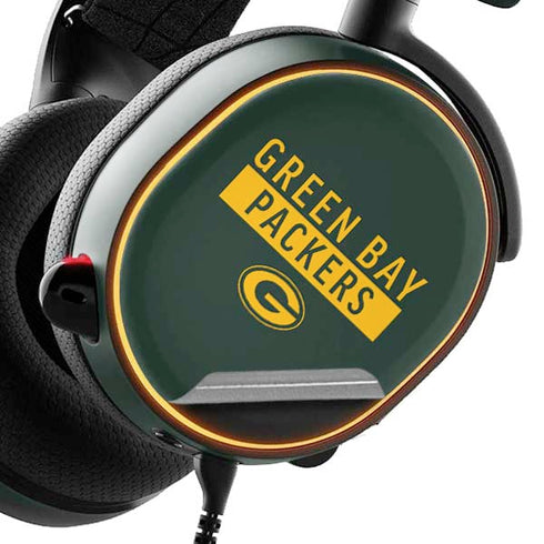 NFL Green Bay Packers Green Performance Series SteelSeries Arctis 5 Skin