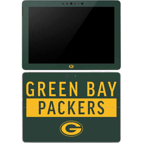 NFL Green Bay Packers Green Performance Series Surface Go Skin