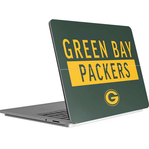 NFL Green Bay Packers Green Performance Series Surface Laptop Studio Skin