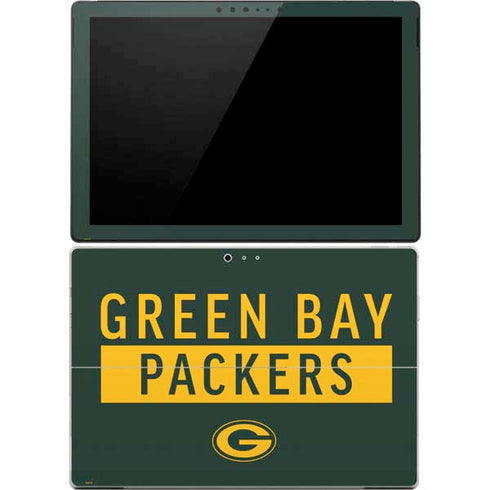 NFL Green Bay Packers Green Performance Series Surface Pro 4 Skin