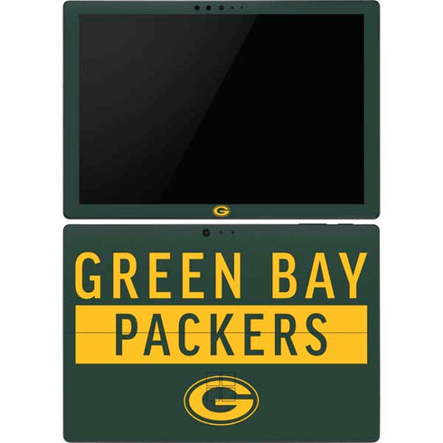 NFL Green Bay Packers Green Performance Series Surface Pro 6 Skin