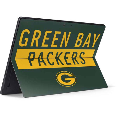 NFL Green Bay Packers Green Performance Series Surface Pro 6 Skin