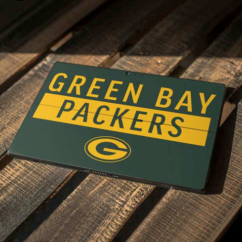 NFL Green Bay Packers Green Performance Series Surface Pro 6 Skin