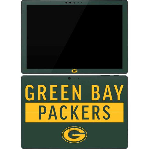NFL Green Bay Packers Green Performance Series Surface Pro 7 Skin