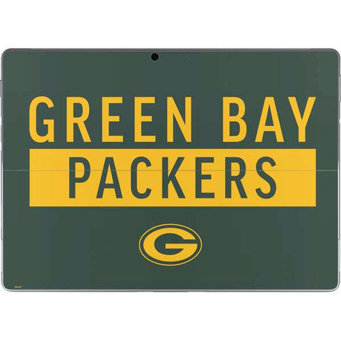 NFL Green Bay Packers Green Performance Series Surface Pro 9 Skin