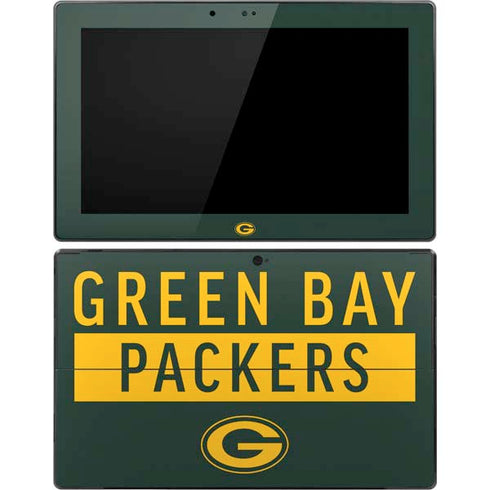 NFL Green Bay Packers Green Performance Series Surface Pro Tablet Skin