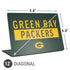 NFL Green Bay Packers Green Performance Series Universal Laptop 12in (9.8 x 6.8in) Skin