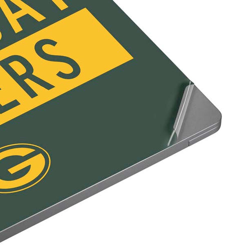 NFL Green Bay Packers Green Performance Series Universal Laptop 15in (12.2 x 8.8in) Skin
