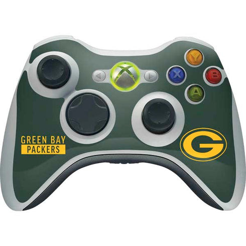 NFL Green Bay Packers Green Performance Series Xbox 360 Wireless Controller Skin