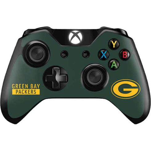 NFL Green Bay Packers Green Performance Series Xbox One Controller Skin