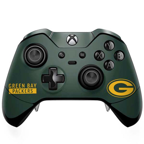 NFL Green Bay Packers Green Performance Series Xbox One Elite Controller Skin