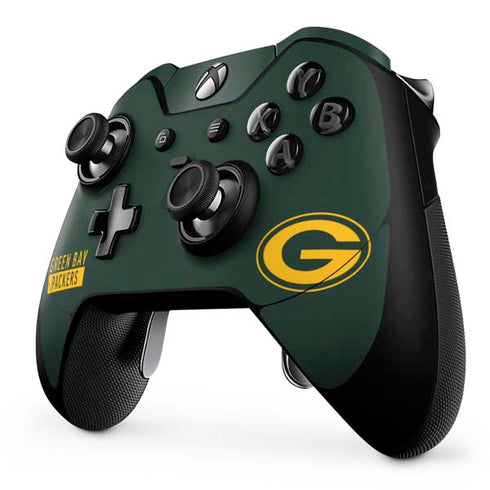 NFL Green Bay Packers Green Performance Series Xbox One Elite Controller Skin