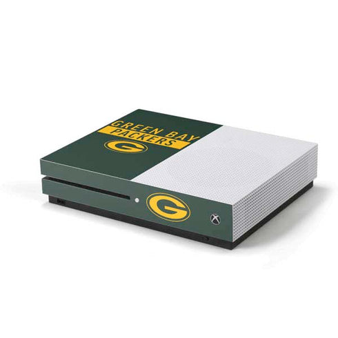 NFL Green Bay Packers Green Performance Series Xbox One S Console Skin